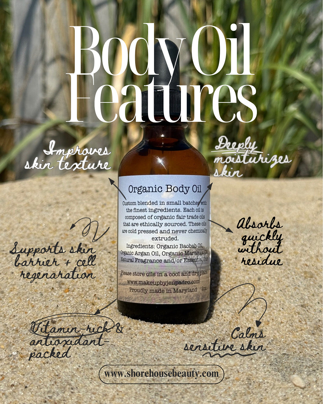 Organic Body Oil